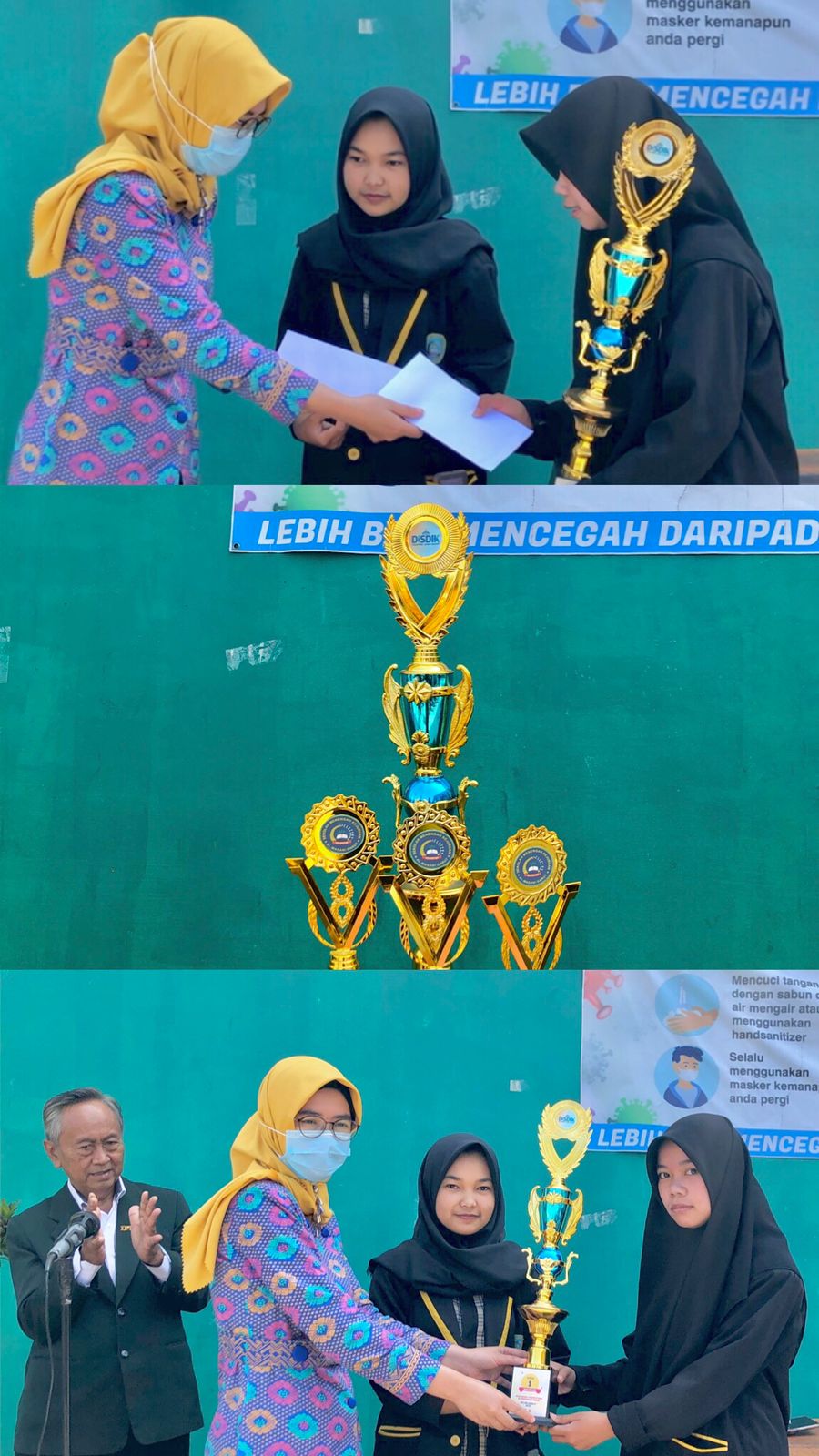 PENYERAHAN HADIAH JUARA LOMBA DESIGN WEB 